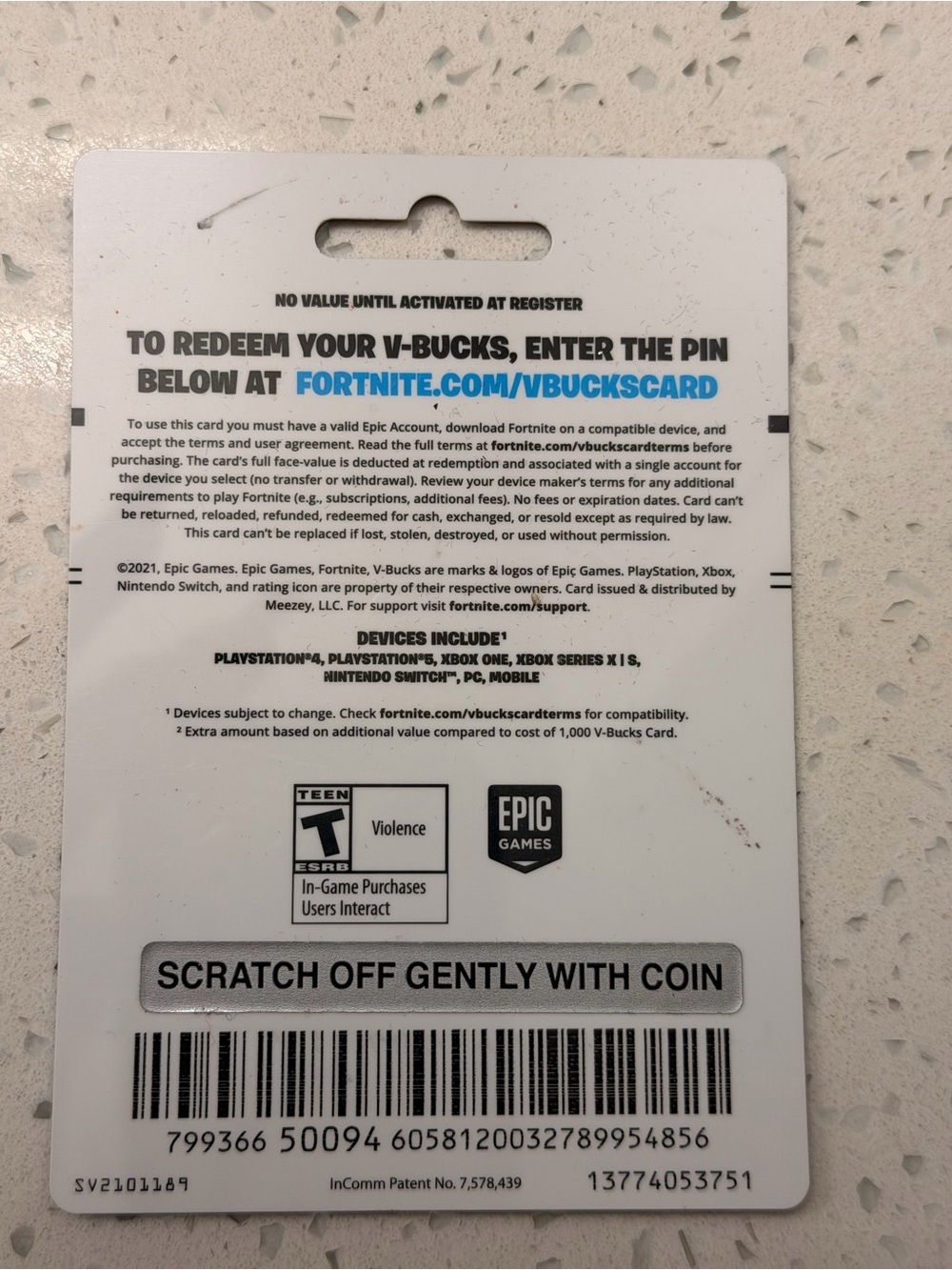 5000 V-Bucks Digital Code - Purple - Picture 2 of 2